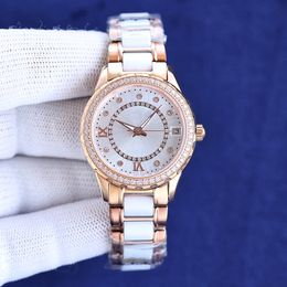 Mira la moda autom￡tica de los relojes mec￡nicos de los relojes de la pulsera de las mujeres con relojes de pulsera de dise￱adores de calendario Montre de Luxe 33 mm