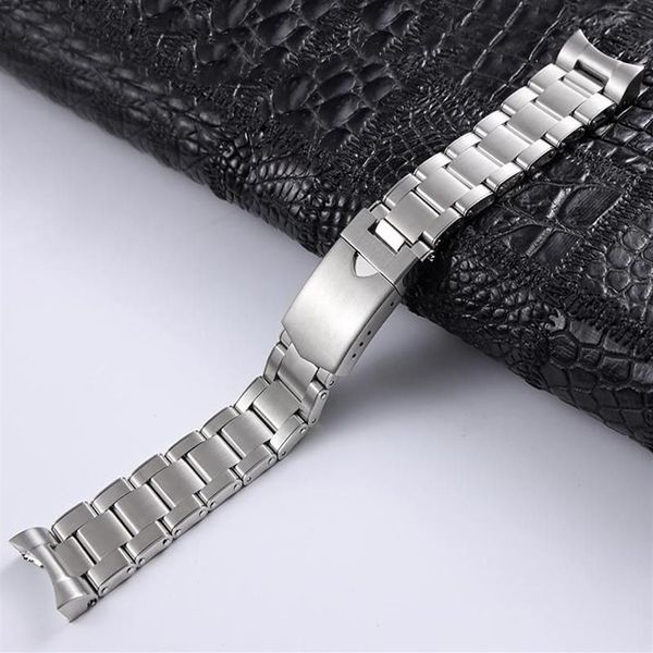 Bracelet de montre pour série 316L, solide, en acier inoxydable, mâle, 22mm, accessoires étanches, rivets, bande de dessin 235H