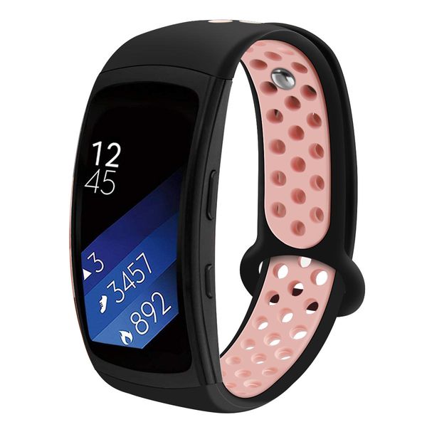 Bracelet de montre pour Samsung Gear fit2 Strap pro Band Silicone Sport Bracelet de remplacement