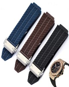 Bekijk band voor siliconen 24 mm waterdichte heren horlogeketen accessoires Rubber Bracelet9025211