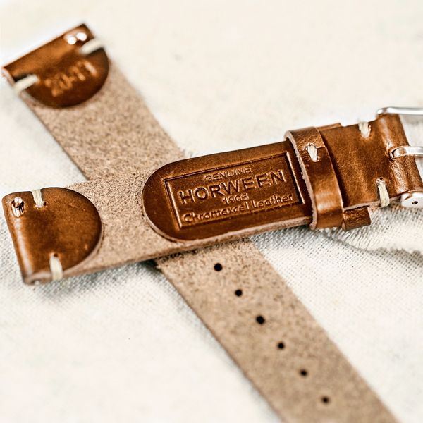Bracelets de montre 100 bracelet en cuir véritable à dégagement rapide cheval Horween Vintage pour homme 22mm 20mm 230712