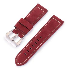 Bandas de reloj 11 Cocodilos Cocodile Glumbe -Matte Genuine Leather Watch Band de 20 mm 22 mm de 26 mm RELAPIO RELOP CORRECA PRODUCCIÓN DE COOLO DE COOLO