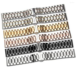 Horlogebanden 14 16 17 18 19 20 21 22 23 24MM Universele Horlogeband Band Mesh Effen Roestvrij stalen Band Pols Riem Armband