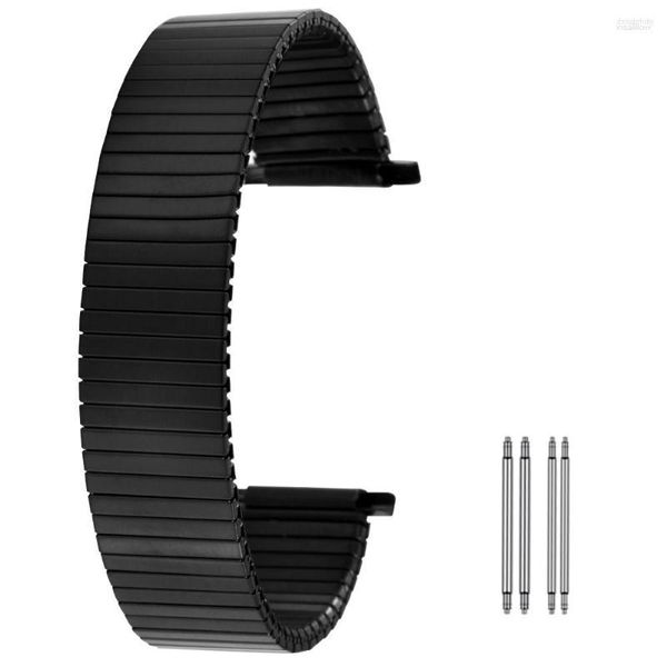 Bracelets de montre 16/18/20/22 MM sans boucle bande universelle en acier inoxydable Bracelet élastique remplacement pratique Bracelet de montre-Bracelet