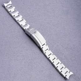 Horloge Bands 19mm Glide Lock Sluiting Stalen Horlogeband Zilver Luxe Oyster Style Armband Voor 5 (SNXS73 75 77 79 80 81 SNFF05 SNXG47) J1/K1
