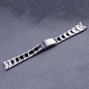 Bracelets de montre 19mm Bracelet de montre Bracelet argent polissage creux extrémité incurvée Style huître Bracelet pour 5 SNXS73 75 77 79 80 81 SNFF05 SNXG47 230921