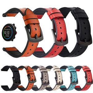 Bracelets de montre Bande de 20 22 mm pour Polar Vantage M2 M / IGNITE 2 Bracelet de montre en cuir Bracelet de poignet en silicone Grit X / Unite Bracelet de remplacement