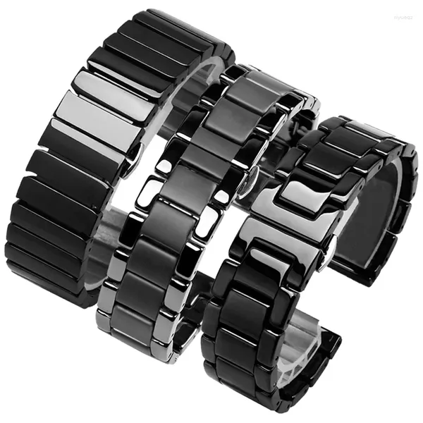 Bandas de reloj de 20 mm de 22 mm Banda de cerámica para Huawei GT 2 Strap Barra de liberación rápida Pulsera de banda para la banda de reloj