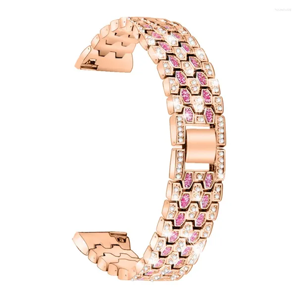 Bandes de montre 20mm 22mm Bracelet de diamant de mode pour Huawei GT 3 2/Pro Band Runner 46mm 42mm 48mm femmes sangle Honor Magic 2 ceinture