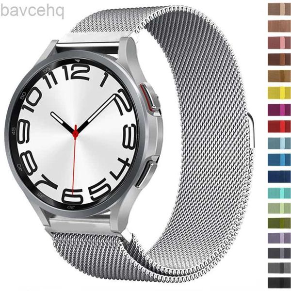 Bracelets de montre 20 mm 22 mm Milan Loop Band adapté pour Samsung Watch 6/5/4/Amazfit GTS/GTR/Bip Bracelet en métal avec Huawei Watch 4/3/GT4-3 Pro Correa 24323