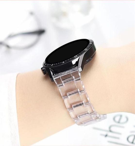 Watch Bands 20 mm 22 mm Resin Band pour Huawei GT 2e Honor Watchmagic 2 Galaxy 46 42mm STRAP STRAP GEAR S2 S3278I5145111