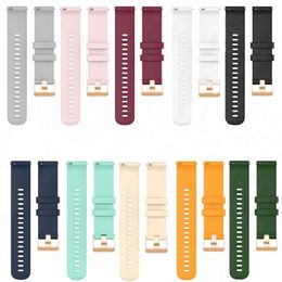 Bekijk bands 20 mm band vervangende sport siliconen smartwatch polsband 3 fitness slimme horlogeband accessoires correa 230821