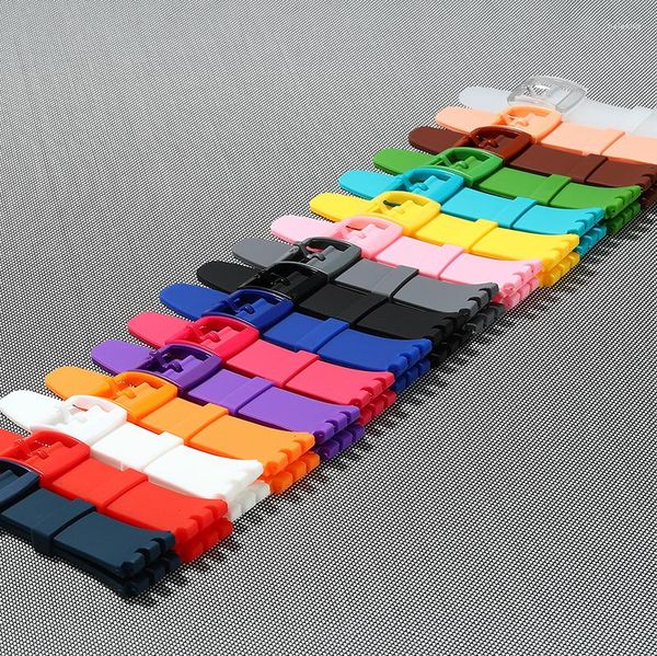 Bracelets de Montres 20mm Sports Mode Électronique Silicone