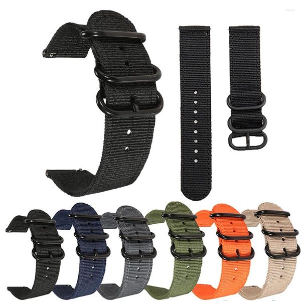 Bracelets de montre 20mm bracelets de montre de sport Bracelet en Nylon pour COLMI C61 C80 C60 M40 I20 Bracelet P8 Plus Pro P9 P12 V23 Land 2S I31 ceinture