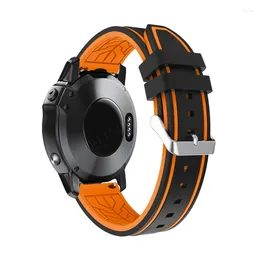 Bracelets de montre 22mm bracelet en silicone souple pour ASUS Zenwatch 1 2 LG G W100 W110 Urbane W150 Pebble Time