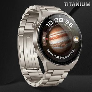 Bandas de reloj Correa de titanio de 22 mm para Huawei Watch4 Pro Pulsera de lujo GT3 46 mm Ultimate Samsung Gear S3 45 mm Banda de metal