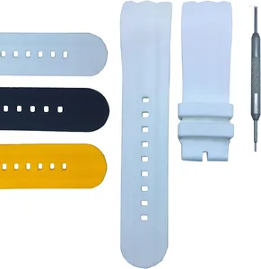 Bracelets de montre Bracelet en caoutchouc de 24 mm compatible avec A15564G A15567G A15574G |Outil de barre à ressort gratuit