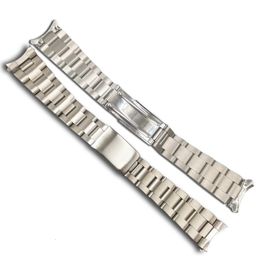 Horlogebanden 316L roestvrij staal 18 mm 19 mm 20 mm Oyster Vintage zilveren horlogebandriem past voor RLX 16013 16033 78350 7835 1501 5500 230728