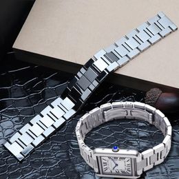 Bracelets de montre Bracelet en acier inoxydable 316L pour pièces de chat 16mm 17 5mm 20mm 23mm323y