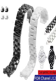 Bekijk bands 6mm 75 mm voor J12 Ceramics Polsband Women039S Men039S Strap Fashion Bracelet Black White 16mm 19mm4557293