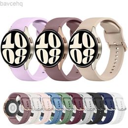 Bracelets de montre Un bracelet en silicone sans couture de 20 mm adapté au Samsung Galaxy Watch 6 4 classique 42 mm 46 mm 43 mm 47 mm bracelet en silicone 24323