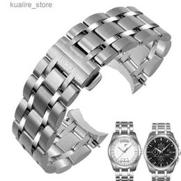 Bracelets de montre accessoires 22mm pour Tissot 1853 Couturier T035 bracelet en acier inoxydable T035617A T035407A T035627A bracelet de sport d'affaires pour hommes L240307