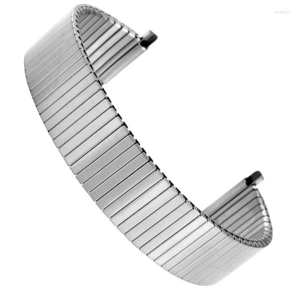Bracelets de montre en acier allié aucune boucle élastique pour 16-22mm largeur de patte hommes femmes montres-bracelets bracelet remplacer Deli22