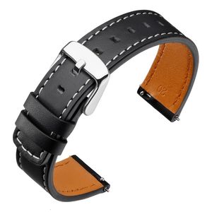 Bracelets de montre Anbeer 18mm 19mm 20mm 21mm 22mm Bracelet de remplacement en cuir véritable à dégagement rapide 230821