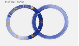 Horlogebanden Zwart Blauw Groen Goud Keramisch Accessoires voor omlijsting Passend voor maat 40 mm Automatische subondersteuning Retail en Whole313T3115246 L240307