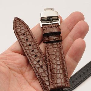 Bekijk bands Crocodile alligator Real Leather Band Accessories Master Collection -riem 18 mm 19mm 20mm 21 mm