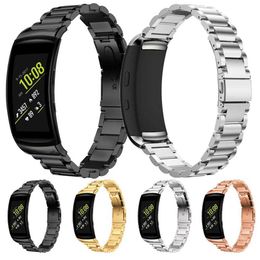 Watch Bands Essidi Strap en acier inoxydable adapté à Samsung Gear Fit 2 Pro Smart Wristban Q240430