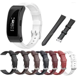 Horlogebanden voor Huawei Talkband B6 B3 Talk Band Lederen band Armband 16 mm Slimme accessoires