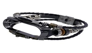 Bekijk bands voor MI Band 45 Bracelet Retro echte lederen polsbandband accessoire metal case horlogeband miband3905266