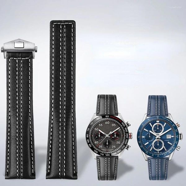 Mira las bandas para la etiqueta - la serie Heuer Calera Strap Porsche CO CO CO COOLO RELOLO MULTA MUCHA MONACO MONACO F1 Accesorios de 22 mm de 22 mm