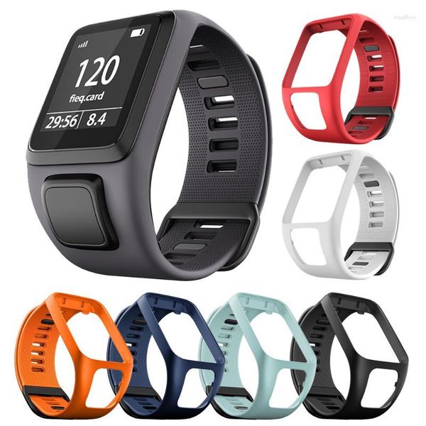 Bracelets de montre pour TomTom Runner 2 accessoires remplaçables bande 3/Spark aventurier golfeur bracelet en silicone Sport bracelet de montre Deli22