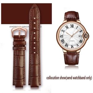 Bracelets de montre en cuir véritable bracelet de montre pour bracelet hommes femme bracelet convexe 14 8mm 18 11mm 20 12mm mode Bracelet170E