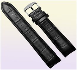 Bekijkbanden High Qualit Curve End Watchband voor BL900237 05A BT000112E 01A REKT 20MM 21 mm 22 mm Black Brown Cow Leather Band5062630