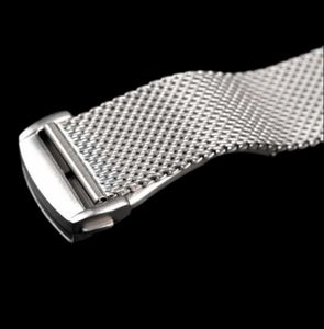 Bekijkbanden Hoge kwaliteit 20 mm 22 mm Milanoo roestvrijstalen horlogeband voor Omega Seamaster 300 Diving 007 Agent Bracelet Currency 5385781