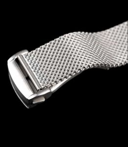 Bekijkbanden Hoge kwaliteit 20 mm 22 mm Milanoo roestvrijstalen horlogeband voor Omega Seamaster 300 Duiken 007 Agent Bracelet Currency 3017519