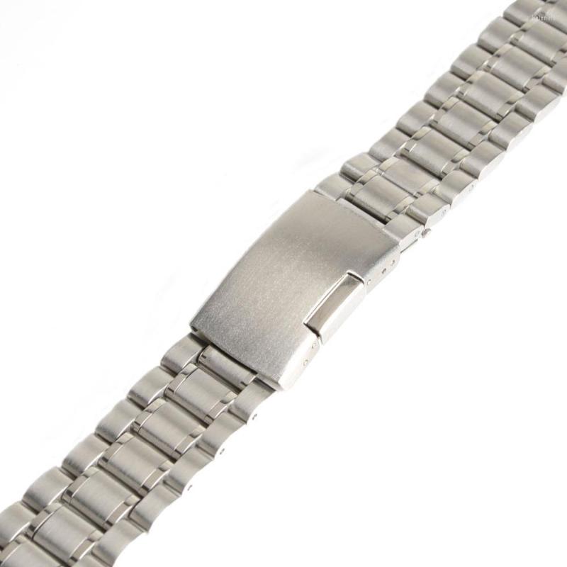 Horlogebanden Hoge Kwaliteit Leisure Dikke Horlogebanden Roestvrij Stalen Band Riem Rechte Snaps Armband 16mm 18mm 20mm 22MM 24MM