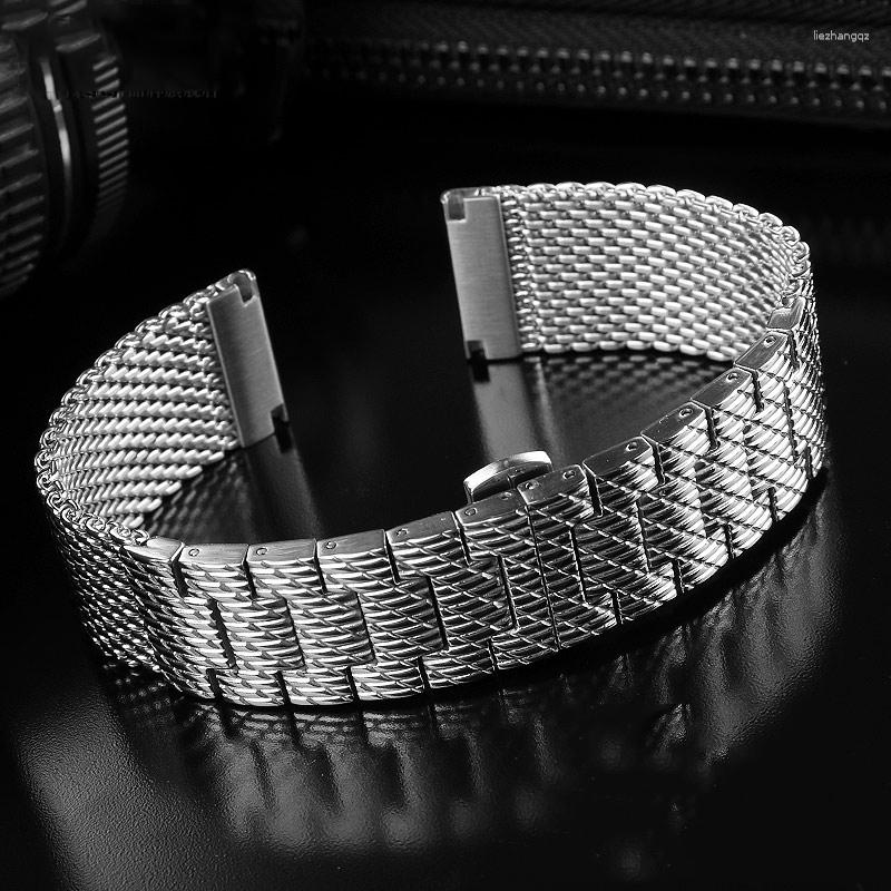 Watch Bands High Quality Milan Mesh Stainless Steel Bracelet For JY8037 JY8031 CB5848 8040 Strap Mens Luxury Watchband 22mm