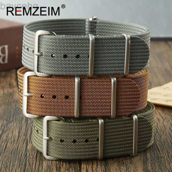 Bracelets de montre Nylon de haute qualité 18mm 20mm 22mm bracelet étanche bracelet de loisirs militaire bracelet de sport militaire remplacement 24323