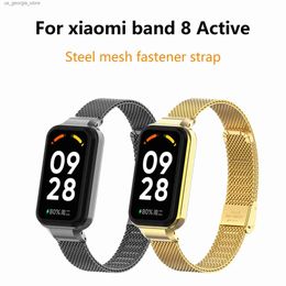 AccueilCentre de produitsBracelet de montre en acier inoxydableXiaomi 8 Active Band 8 Active Band Bracelet de luxe en métal Y240321