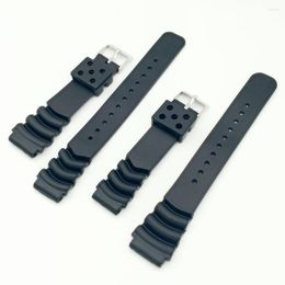 Bracelets de montre remplacement HQ pour bracelet de plongée en caoutchouc bracelet en Silicone S11 SKX171/173KX779/781DAL1BP 24mm 22mm 20mm 18mm outil