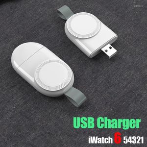 Bracelets de montre IWatch Chargeur sans fil pour accessoires Apple Station de chargement USB portable Série 8 7 6 5 4 3 SE