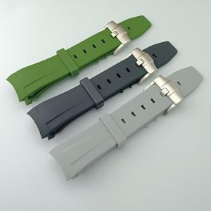 Bracelets de montre assortis au bracelet en caoutchouc SKX007 SKX009 SKX175 SKX173, accessoires de 22mm