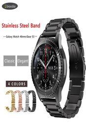 Bands de montres Bandoue en métal pour Gear S3 Frontiergalaxy Band 46 mm Smartwatch 22 mm Bracelet en acier inoxydable Huawei GT S 3 465358726