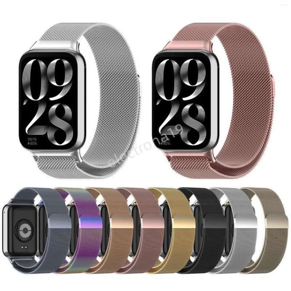 Bracelets de montre bracelet de montre en métal pour Xiaomi Mi Band 8 Pro accessoires intelligents Bracelets en acier inoxydable 7 bracelet Correa