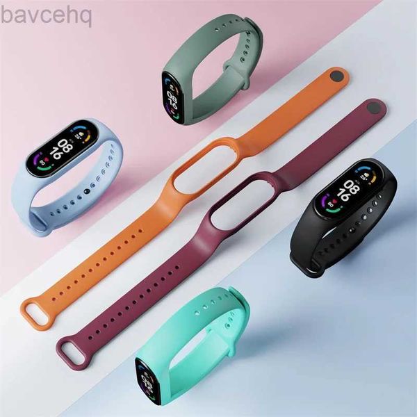 Bracelets de montre Mi Band 5 4 3 6 bracelet en silicone nfc bracelet de remplacement bande 7 4 5 6 bracelet nfc couleur bracelet en TPU 24323