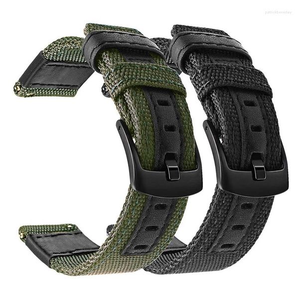 Bandas de reloj Banda de nylon para Garmin Vivoactive 3 Strap Vivoactive3/4/Vivomove HR/Forerunner 645/Venu 245 245m Pulsera